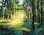 "Big Light. Trees". 2026. Oil on canvas. 40x50 cm. Private collection 