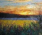 "Contrasts. Field". 2026. Oil on canvas. 50x60 cm. Private collection 