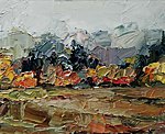 &quot;Autumn. Field&quot;. 2018. Oil on canvas. 15&quot;x 19&quot;. Private collection 
