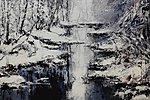 &quot;Frozen Landscape&quot;. 2019. Oil on canvas. 31&#x27;&#x27;x 47&#x27;&#x27;. Private collection