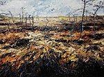 &quot;Marsh View. Pärnu&quot;. 2019. Oil on canvas. 29&#x27;&#x27; 39&#x27;&#x27;. Private collection 