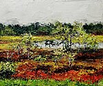 &quot;Marsh Landscape&quot;. 2020. Oil on canvas. 50x60 cm. Private collection 