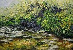 &quot;River Landscape. Reflection&quot;. 2021. Oil on canvas. 70x100 cm. Private collection