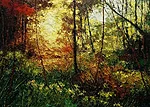 "Silent Landscape. Light". 2025. Oil on canvas. 100x140 cm. Private collection 