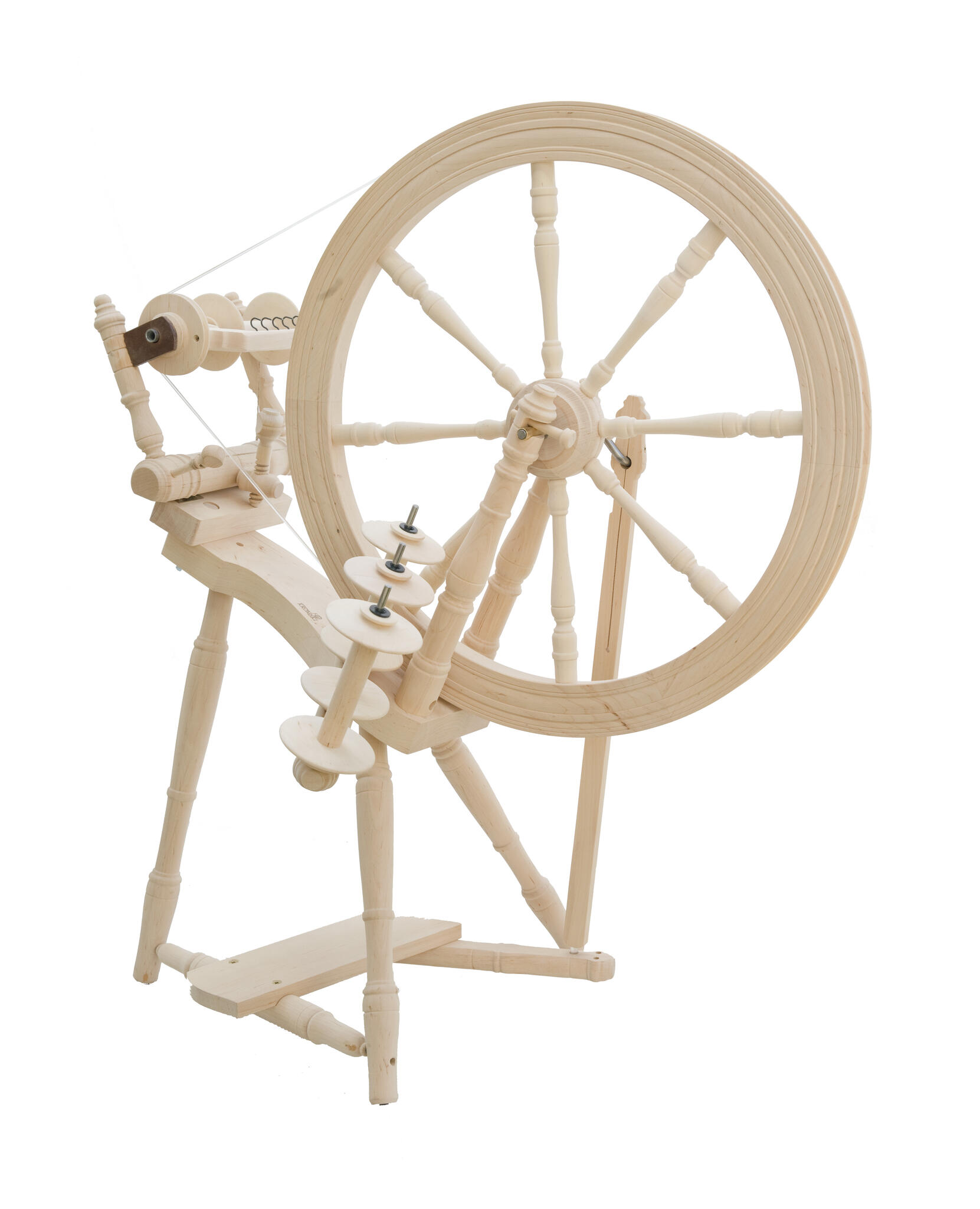 Kromski Interlude spinning wheel unfinished