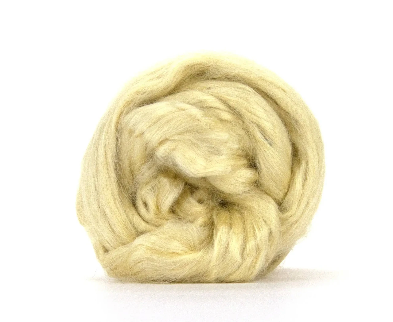 Unbleached, beige Tussah silk top 50 g