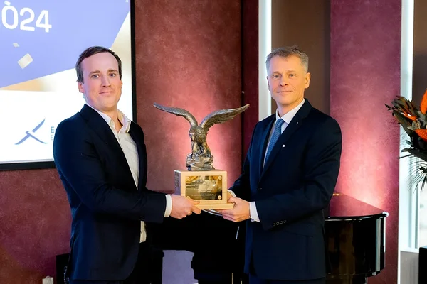 2024 Eesti Lennuakadeemia: tudengiprojektide edukas lansseerimine Blue Sparrow näitel (üldvõitja ja rahva lemmik). Foto: Ketlin Lääts