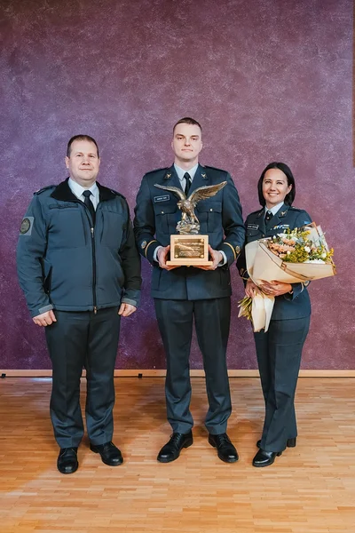 2025 üldvõitja Õhuvägi: &quot;Lennundusjärelevalve tunnustus ja Ämari lennuvälja sertifitseerimine&quot;. Foto: Ander Iva