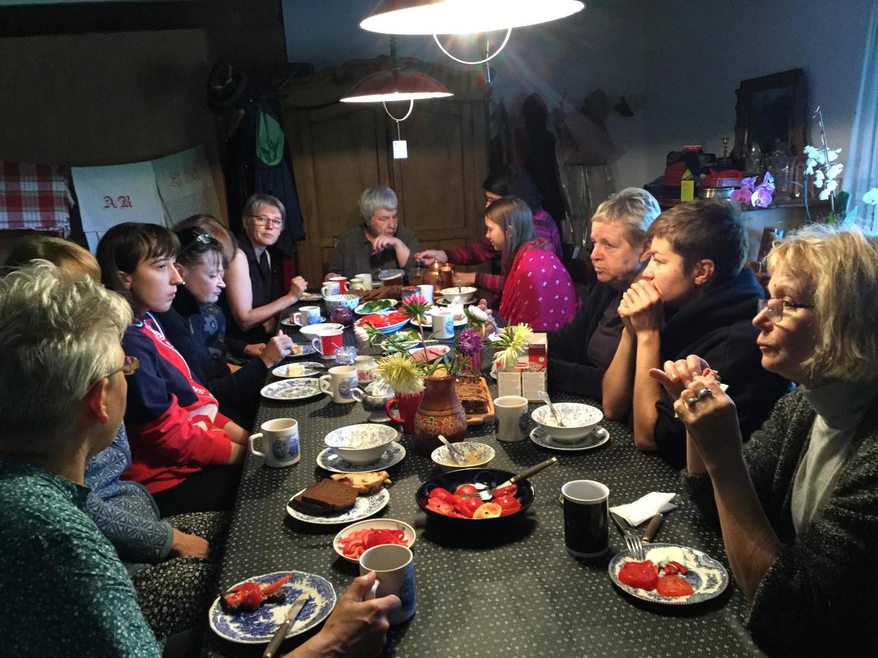 Anu Raua juures Kääriku talus. Suveworkshop 2018.