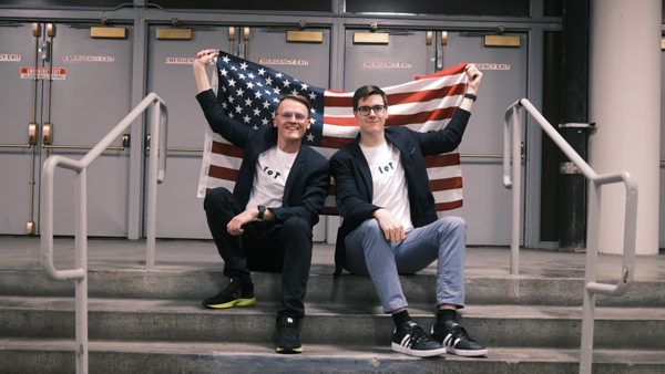 1oT's CEO & co-founder Märt Kroodo and the U.S. Country Manager Andrew Worth