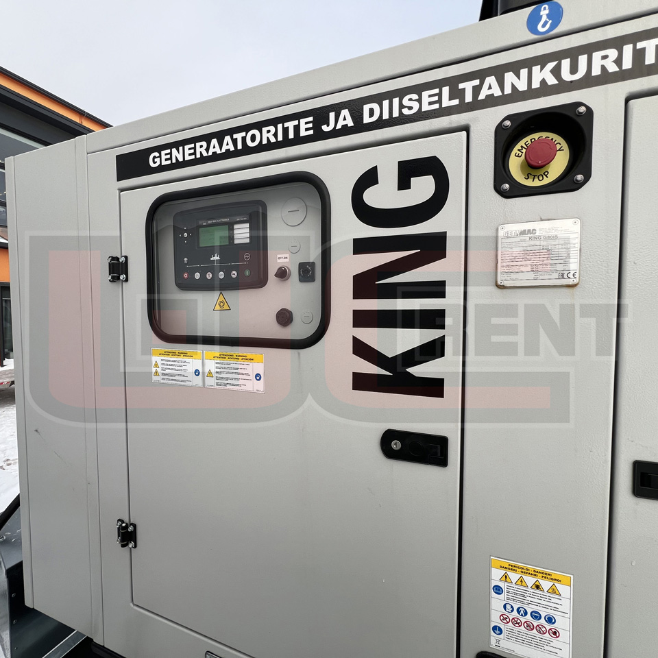Generaator Genmac KING 66kW haagisel, diisel