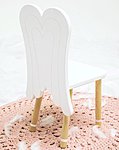 Handmade wooden chair for girls