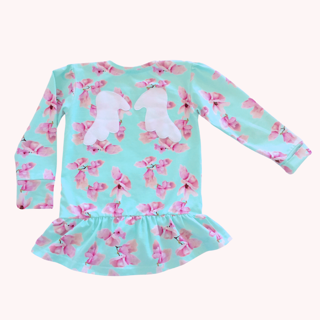 ANGEL WINGS TUNIC DRESS WITH LONG SLEEVES 20€ * Wings by Palms Art