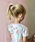 Kids clothing: T-shirt with angel wings for girls