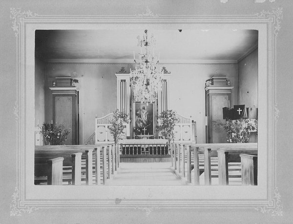 Paldiski kiriku sisevaade enne 1939. aastat