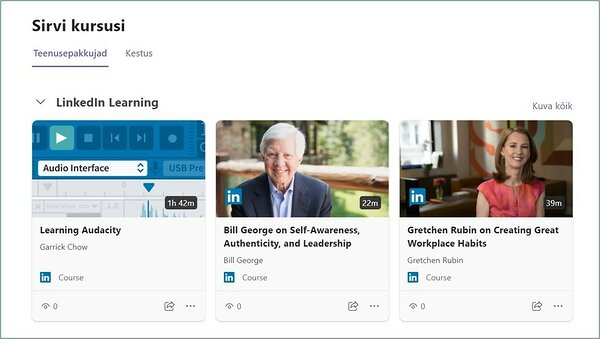 LinkedIn Learning ja Viva Learning