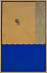 &quot;Hovers&quot; Oil and gold leaf on canvas, 80x50 cm + wooden frame. Available at gallery Artrovert.