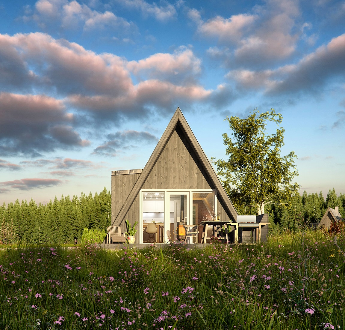 Duo Series a-frame compact kit homes | Avrame