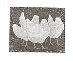 Headless chicken _ Linocut _ 45 x 55 cm _ 2018 PrintRun/50