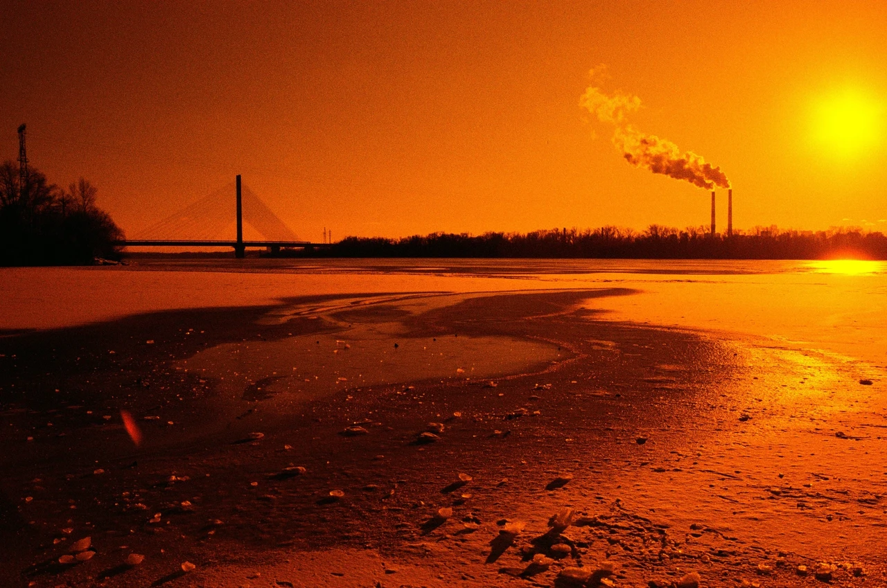 Mykyta Bezus, Redscale Kyiv, 2025. Analogue redscale film. Kyiv, Ukraine