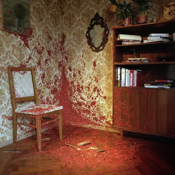 Olia Koval, Eruption, 2024. Installation. Kyiv, Ukraine