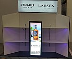 Product display stand for Tallinn Airport tax free