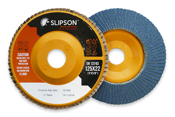 Slipson flap discs