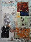Pinnad ja fragmendid õ papp 86x116 cm 2020