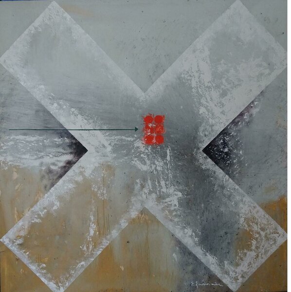 Ristpiste õli vineer 150x150 cm