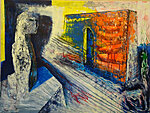 Taanduv vari õli l. 90x120 cm 2023