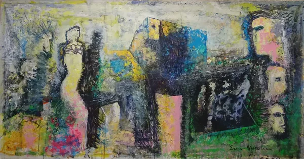 Tarkuse koobas õli lõuend 160x300 cm 2024