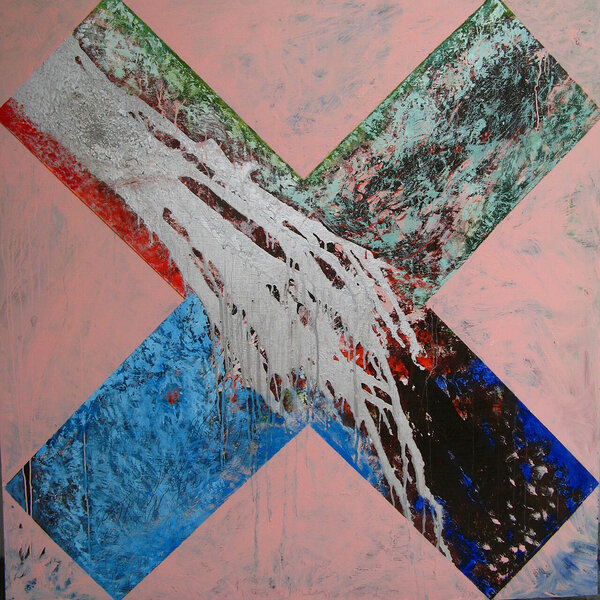 Ristpiste 30 õli vineer 150x150 cm