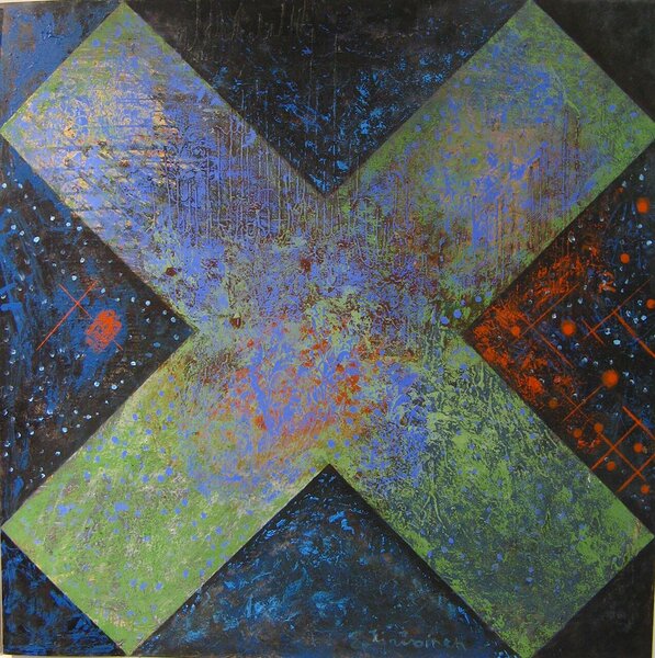 Ristpiste õli vineer 150x150 cm