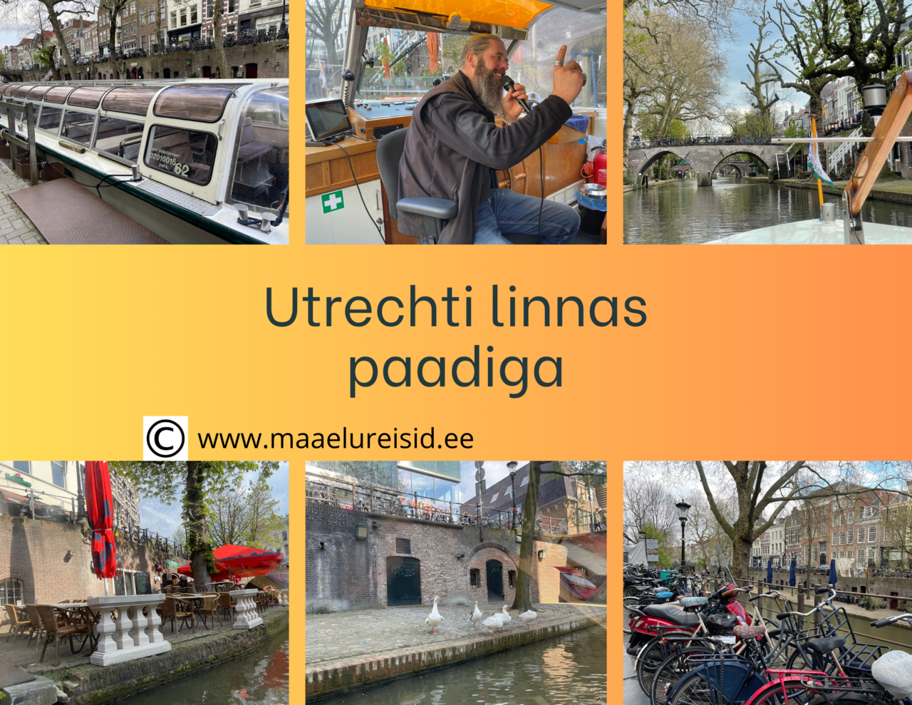 Paadisõit Utrechti linnas - Hollandi reisile Maaelureisid