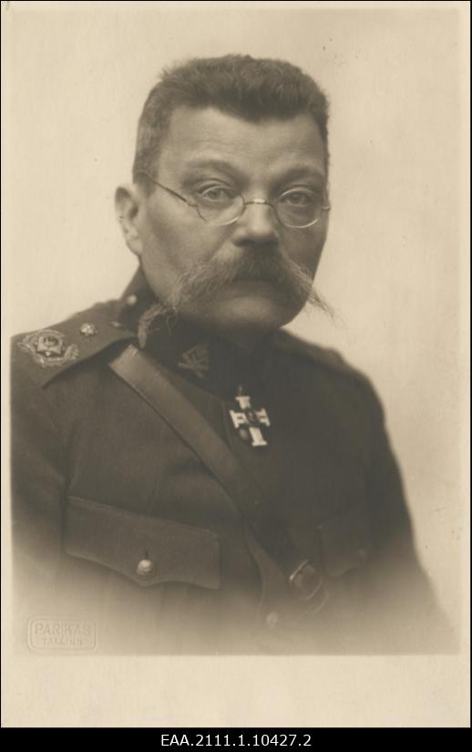 Kindr. Põdder. Portreefoto. 1920.a. Foto: Rahvusarhiiv