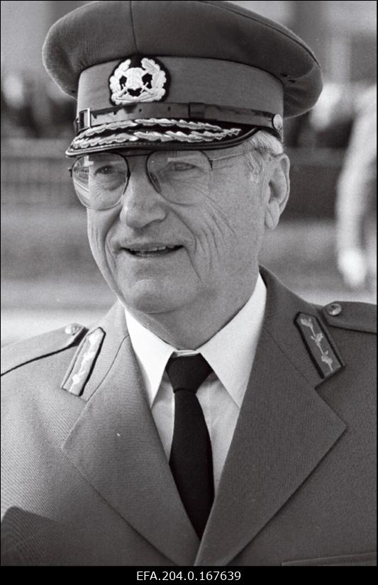 Einseln, Aleksander - kolonel, Eesti Kaitseväe juhataja. 01.09.1993 FOTO: Rahvusarhiiv