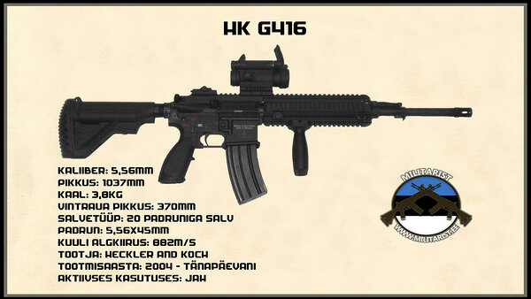 HK G416 rifle 