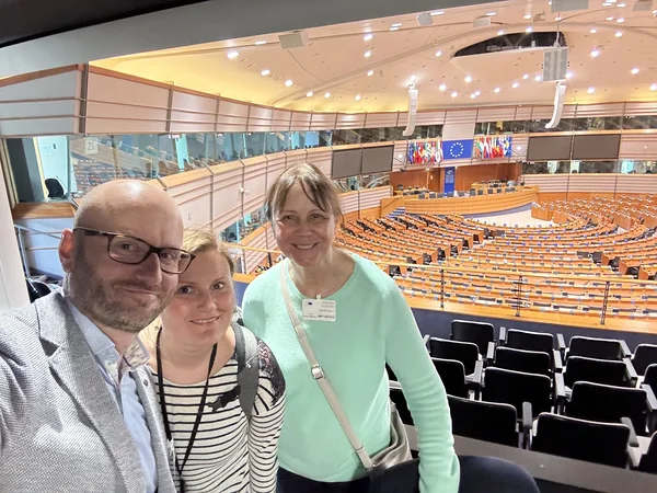 The core team hosted by MEP Sven Mikser in the European Parliament