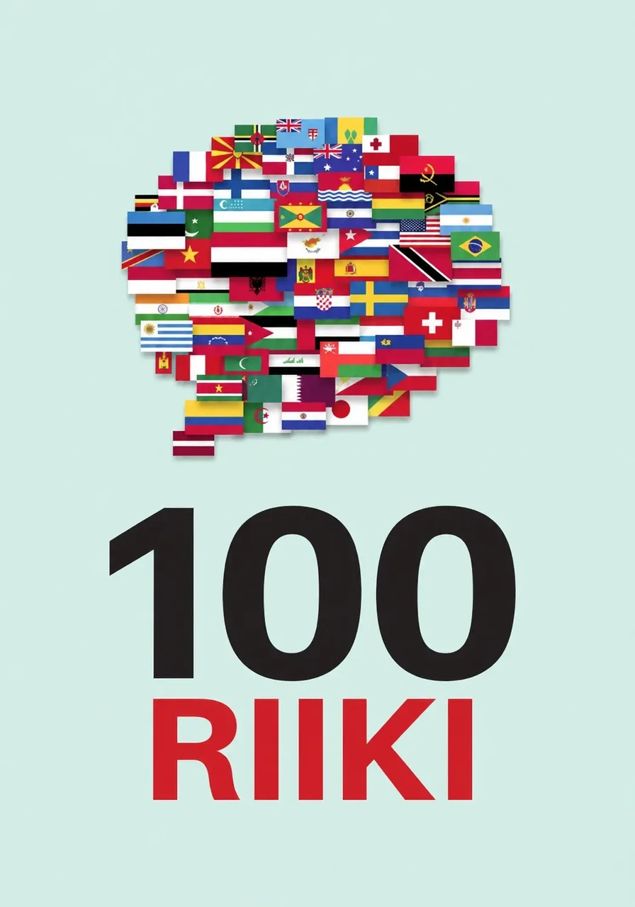 Kaardid "100 riiki" raamatu kaas