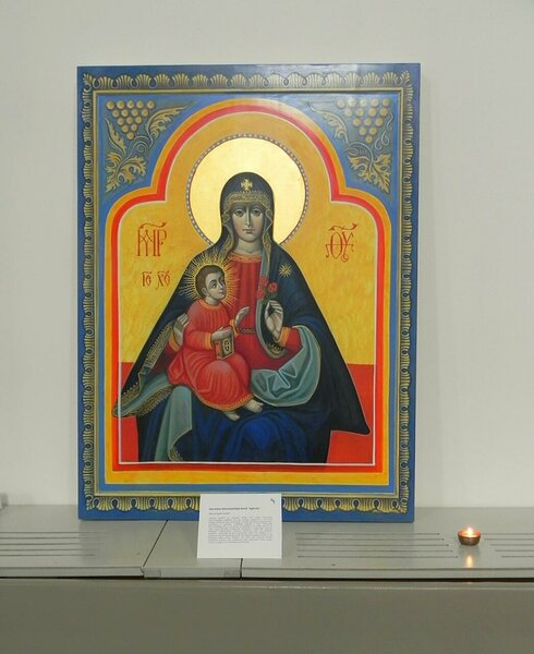 Aglonas Dievmātes Brīnumdarītājas ikona - gleznoja Ņina