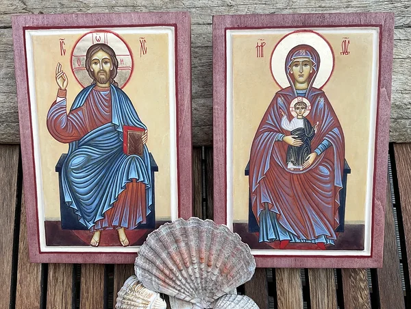 Christ in Majesty and Throne of Wisdom