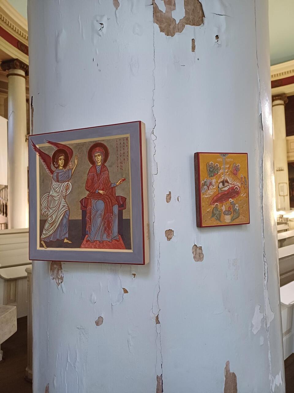 Labās Vēsts Pasludināšana Dievmātei - Evija Rudzīte, Kristus Piedzimšana - Anna Zandberga - Šenke