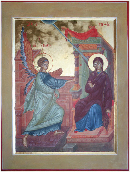 Icon &quot;The Annunciation&quot; 