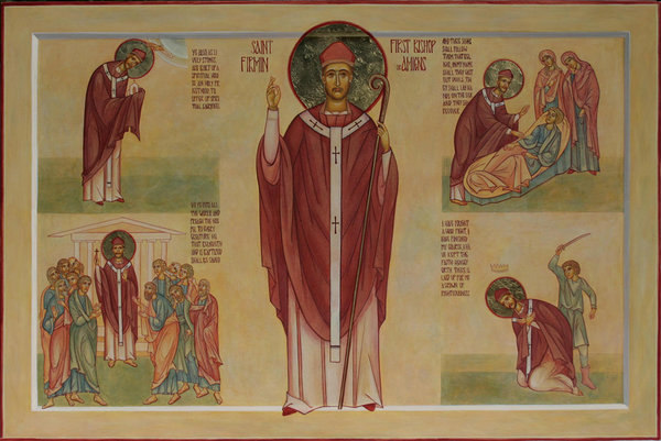 Св. Фирмин ( Sv.Firmin), свещеномученик, епископ Амьенский