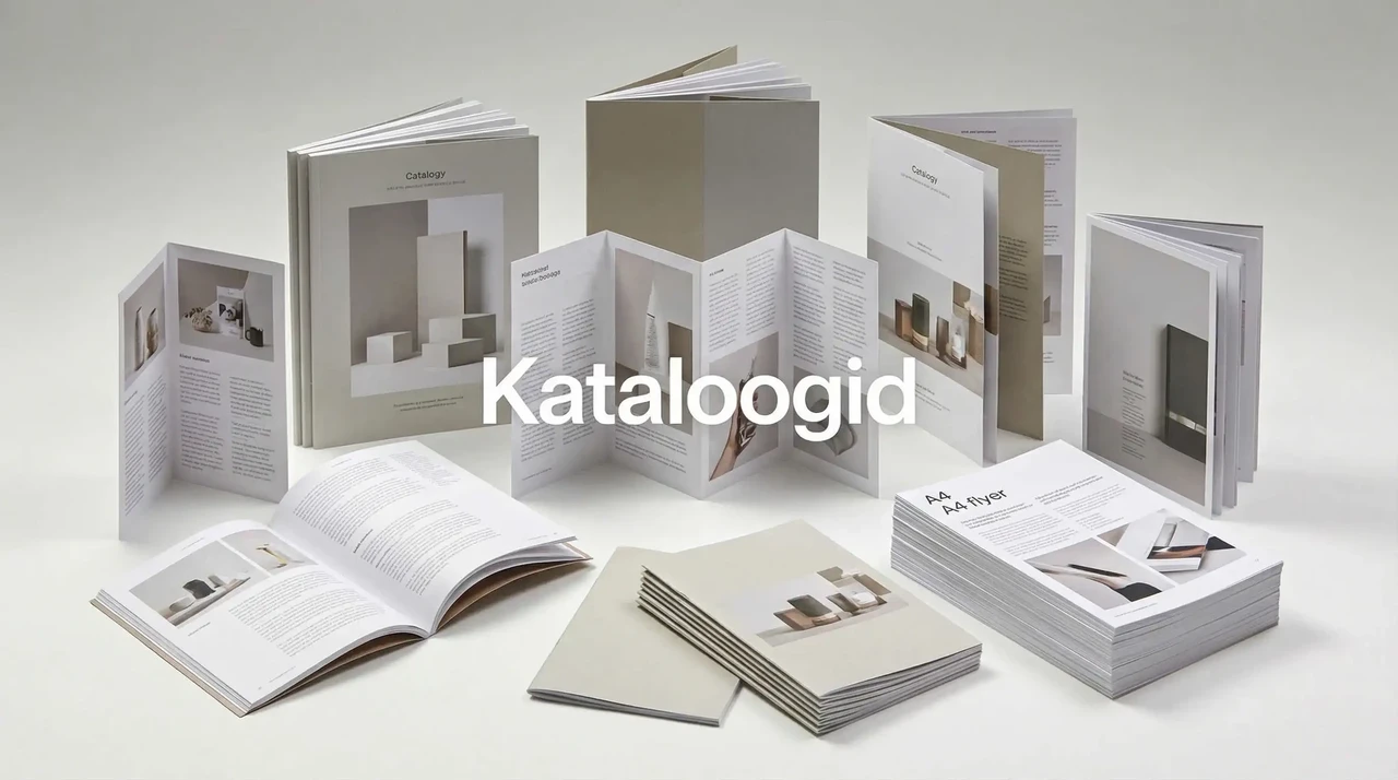 Kataloogide trükk ettevõtetele, asutustele ja koolidele