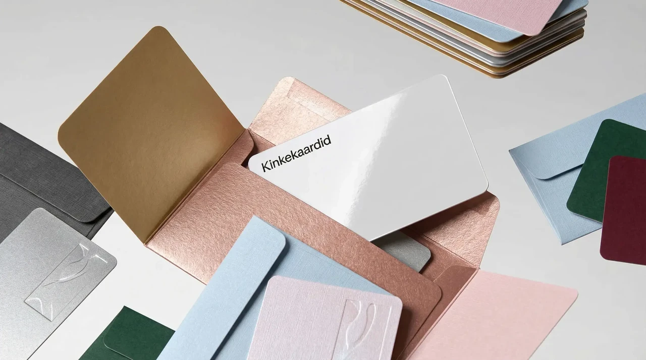Kinkekaartide kujundamine ja trükkimine