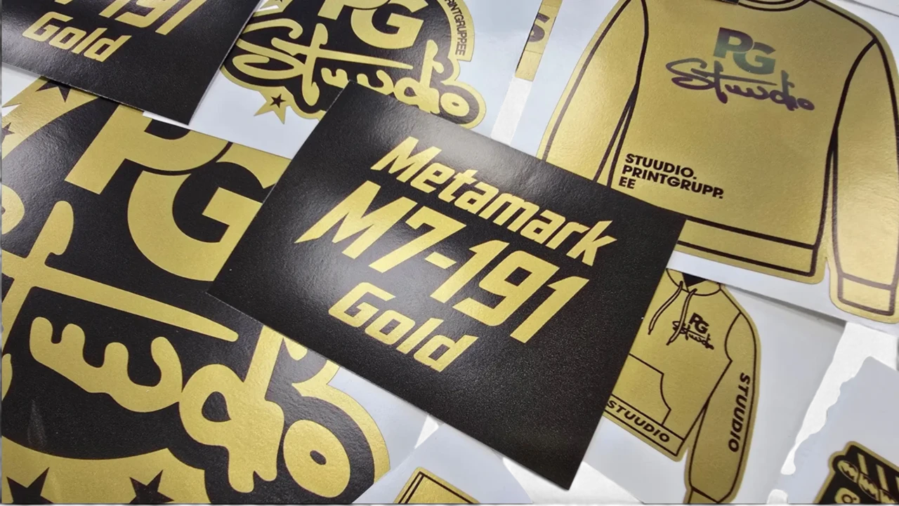    Metamark M7-191 Gold  matt kuldne trüki- ja lõikekile