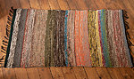 Colorful handwoven rug 90 x 177 cm/35.5 x 70 in from Terra Mama e-shop