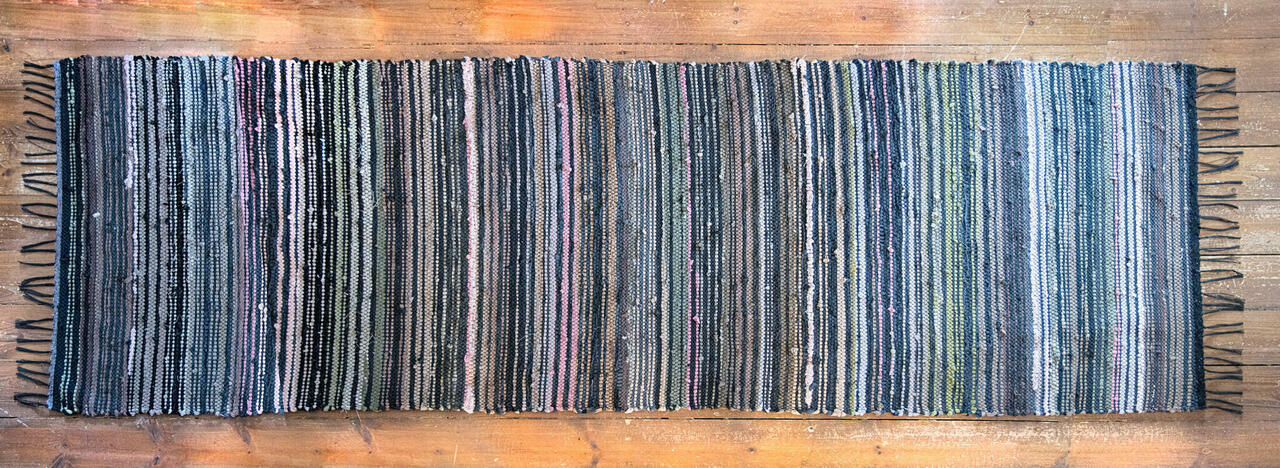 Terra Mama kaltsuvaip taaskasutustekstiilidest "Rahu. 6x järjest"