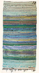 Handwoven rug/kitchen rug from recycled textiles  72 x 145 cm/28 x 57 inches from Terra Mama e-shop